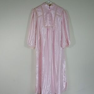 Vintage Elise Stevens Flannl Hause Dress Size 16 Approximately Nightgown